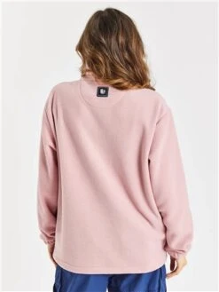 Harper & Lewis Dusty Pink Sweet Pea 1/4 Zip Fleece -Jack & Jones Store 28419 3