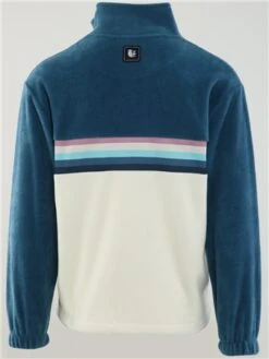 Harper & Lewis Cream/Petrol 1/4 Zip Polar Fleece -Jack & Jones Store 28422 3