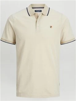 Jack & Jones White Pepper Bluwin Polo