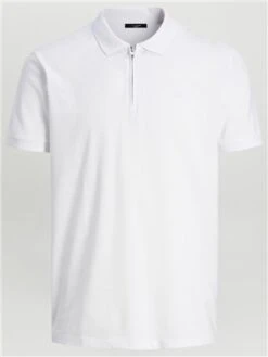 Jack & Jones Bright White Ascott Polo Shirt