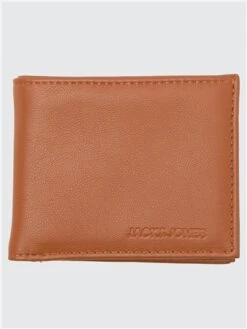 Jack & Jones Cognac Zack Branded Wallet