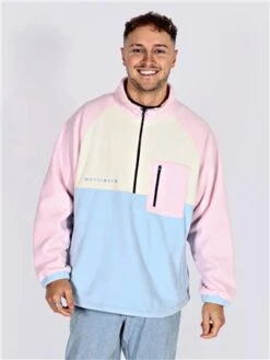 Oi Pink Pocket Fleece -Jack & Jones Store 28444 3