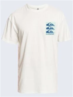 Quiksilver Snow White Warped Patterns T-Shirt