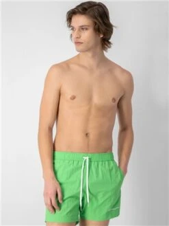 Champion Green Script Logo Print Swim Shorts -Jack & Jones Store 28462 3