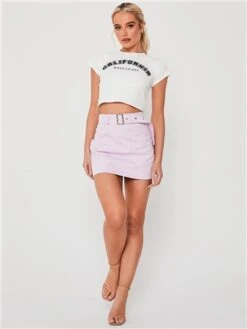 Saint Genies Lilac Cargo Skirt -Jack & Jones Store 28492 2