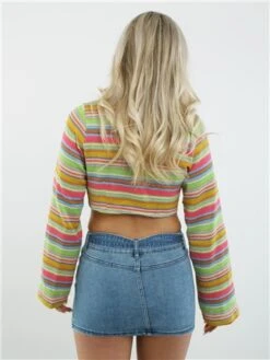 Saint Genies Multi Tie Front Crochet Top -Jack & Jones Store 28526 3