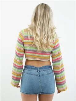 Saint Genies Mid Blue Denim Belted Skirt -Jack & Jones Store 28530 3