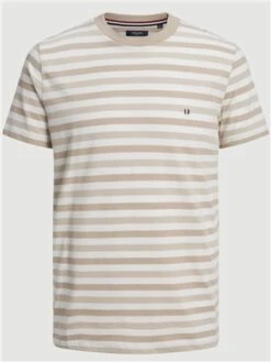 Jack & Jones Sand Stripe Crew Toby Tee