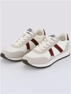 Jack & Jones Beige / Moonbeam Mesh Combo Sneakers