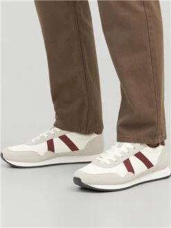 Jack & Jones Beige / Moonbeam Mesh Combo Sneakers -Jack & Jones Store 28538 3