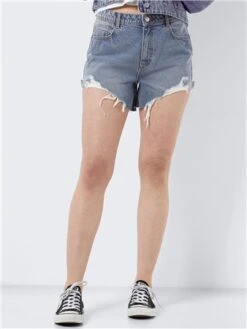 Noisy May Medium Blue Denim Drew Festival Shorts -Jack & Jones Store 28561 2