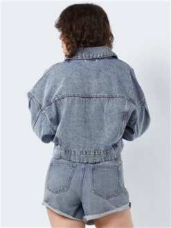 Noisy May Medium Blue Denim Drew Festival Shorts -Jack & Jones Store 28561 3