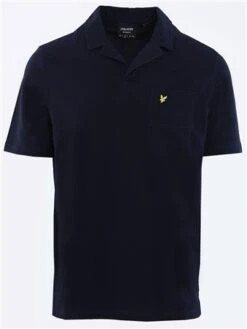 Lyle & Scott Dark Navy Revere Polo