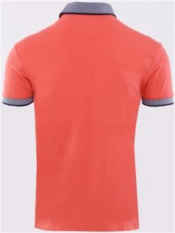 Ottomoda Pink Short Sleeve Polo Shirt -Jack & Jones Store 28570 3