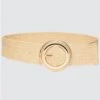 Pieces Nature Lelani Straw Belt