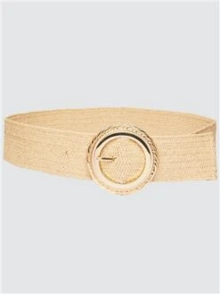 Pieces Nature Lelani Straw Belt