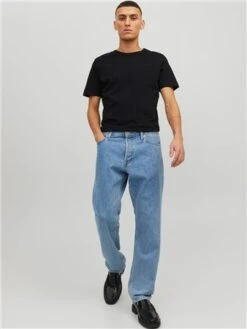 Jack & Jones Black / Black Organic Cotton T-Shirt -Jack & Jones Store 28574 2