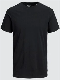 Jack & Jones Black / Black Organic Cotton T-Shirt
