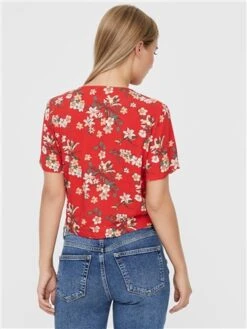 Veromoda Goji Berry Easy Floral Print Top -Jack & Jones Store 28590 3