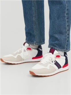 Jack & Jones White / Winter White Mesh 3.0 Sneakers -Jack & Jones Store 28592 3