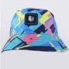 Harper & Lewis Yellow Print Reversible Bucket Hat