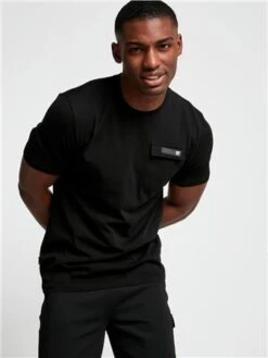 11 Degrees Black Wanderlust T-Shirt -Jack & Jones Store 28620 3