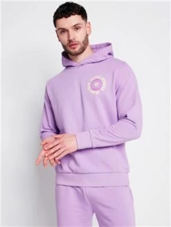11 Degrees Digital Lavender Worldwide X Hoodie -Jack & Jones Store 28622 2