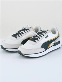 Puma White / Feather Gray Future Rider Play On Sneakers