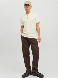 Jack & Jones Beige / White Pepper Regular Fit Polo Polo-Shirt -Jack & Jones Store 28640 2