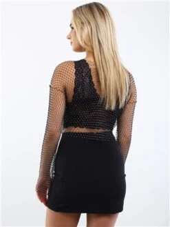 Only Black / Black Carolina Abba Short Slit Skirt -Jack & Jones Store 28648 3