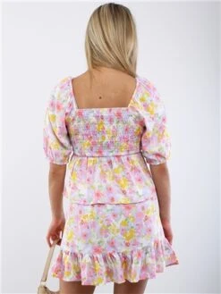 Veromoda Birch / Asta Flower Emma Henna Hw Short Skirt -Jack & Jones Store 28650 3