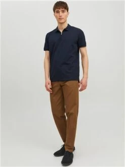 Jack & Jones Blue / Navy Blazer Plain Spread Collar Polo -Jack & Jones Store 28653 2