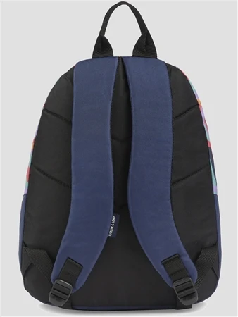 Harper & Lewis Navy /Coral Aztec Raver Retro Pattern Rucksack 4 Harper & Lewis Navy /Coral Aztec Raver Retro Pattern Rucksack - Image 4