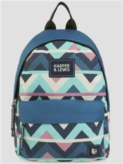 Harper & Lewis Aztec/Petrol Sorrel Retro Pattern Rucksack 6 Harper & Lewis Aztec/Petrol Sorrel Retro Pattern Rucksack -Jack & Jones Store 28673 2