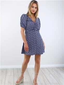 Brave Soul Black/Purple Bloom Floral Dress -Jack & Jones Store 28687 2