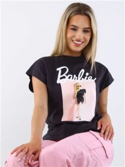 Noisy May Obsidan Barbie Hailey Print Tee