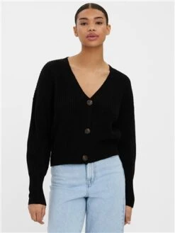 Veromoda Black Lea Knitted Cardigan
