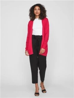 Vila Love Potion Long Knitted Ril Cardigan -Jack & Jones Store 28715 2