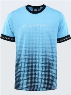 Kings Will Dream Sky / Black Junior Farlow Fade Tee