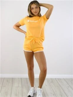 Champion Orange Big Script Logo T-Shirt -Jack & Jones Store 28798 2