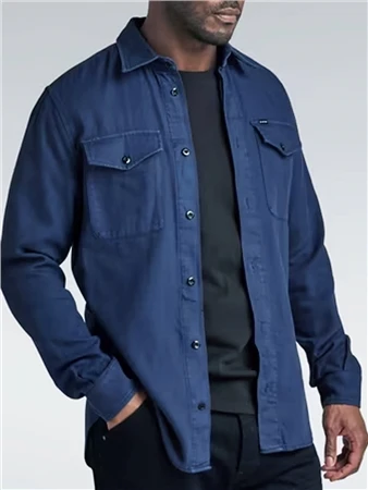 Gstar Pacific Heather Marine Slim Shirt 2 Gstar Pacific Heather Marine Slim Shirt - Image 2