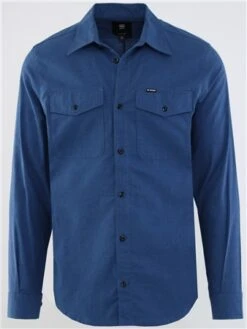Gstar Pacific Heather Marine Slim Shirt
