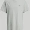 Jack & Jones Grey / High-Rise Plain O-Neck T-Shirt