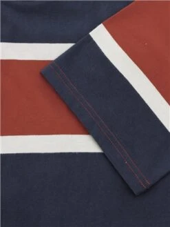 Jack & Jones Red / Winery Striped Crew Neck T-Shirt -Jack & Jones Store 28838 2