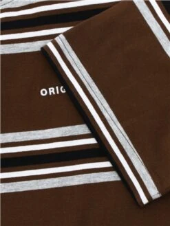 Jack & Jones Brown / Chestnut Roger Stripe Tee Ss Crew Neck -Jack & Jones Store 28842 2