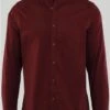 Alex & Turner Burgundy Button Long Sleeve Shirt