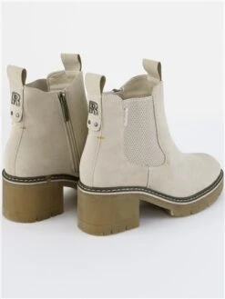 Refresh Beige Block Heel Chelsea Boot -Jack & Jones Store 28871 3