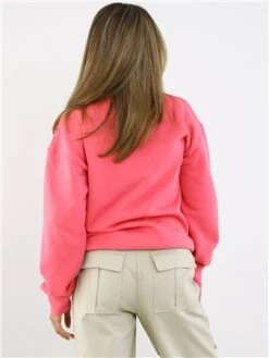 Vivichi Pink Oversized Arizona Crew Sweatshirt -Jack & Jones Store 28882 3