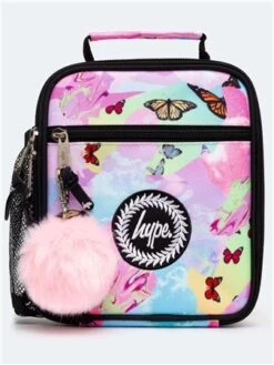 Hype Rainbow Butterfly Skies Collage Lunch Box