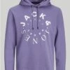 Jack & Jones Purple / Twilight Purple Printed Hoodie